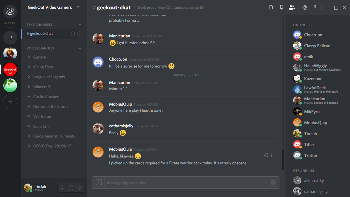 Discord Chat